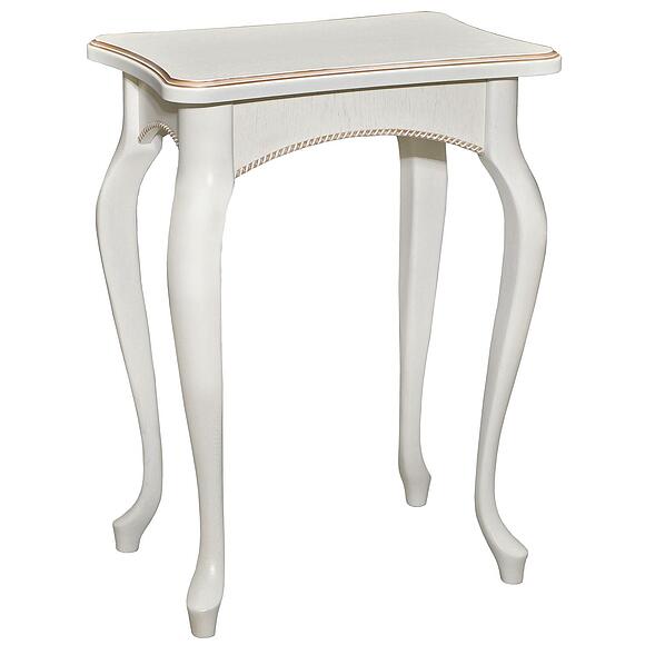 Подставка декоративная «Верди» П4.487.0.09 (П496.02), Материал: Массив (дуб), Цвет: Слоновая кость с золочением