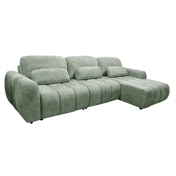 კუთხის დივანი «ბაბლი» (1მლ/რ.10მ.8მრ/ლ), ადგილი: ნაჭერი, ტყავის ჯგუფი: 19 ჯგუფი, ტრანსფორმაციის მექანიზმი: მექანიზმით