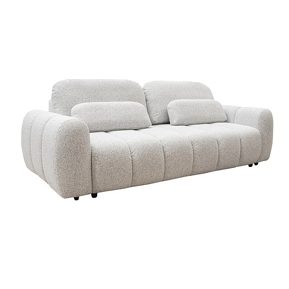 3-ადგილიანი დივანი «ბაბლი» (3მ), ადგილი: ნაჭერი, ტყავის ჯგუფი: 19 ჯგუფი, ტრანსფორმაციის მექანიზმი: მექანიზმით