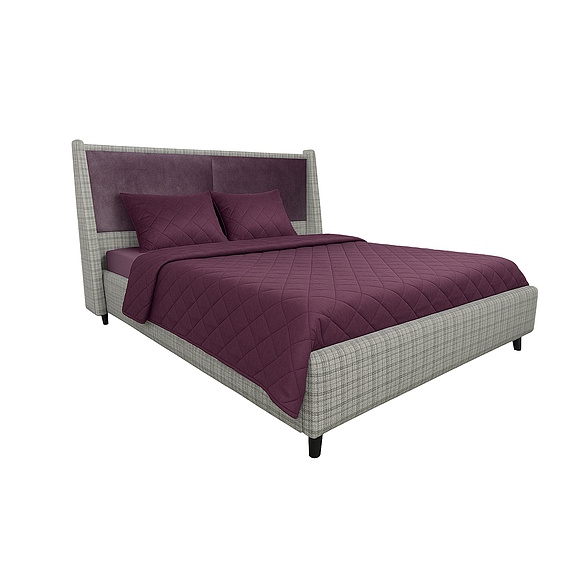 Кровать «Барок», ტყავის ჯგუფი: 19 ჯგუფი, ტრანსფორმაციის მექანიზმი: მექანიზმის გარეშე, საძილე ადგილი: 2000х1600 мм, ზომა: 2160x1880x1230 мм