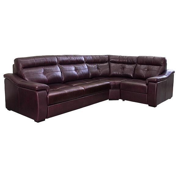 კუთხის დივანი «ბარსელონა 2» (3მლ/რ901რ/ლ), ადგილი: ნატურალური ტყავი, ტყავის ჯგუფი: 150 ჯგუფი