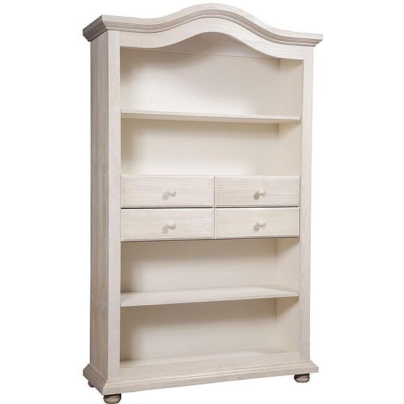 Стеллаж «Лотос» БМ2.701.1.24(2187), Материал: Массив (сосна), Цвет: Брашированный крем