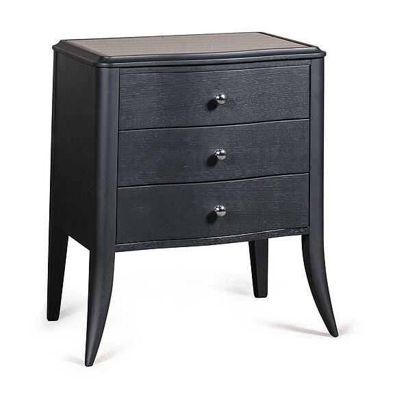 საძინებლის ტუმბო «ტიფანი» ბმ2.681.1.30(2422), ადგილი: მასიური მუხა, ფერი: ანტრაციდი