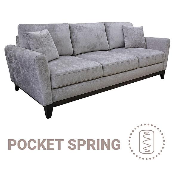 3-ადგილიანი დივანი «ვივა» (3მ), ადგილი: ნაჭერი, ტყავის ჯგუფი: 19 ჯგუფი