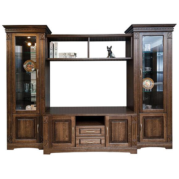 კორპუსის ავეჯის ნაკრები «ვერდი ტ1» პ1.487.0.1ნ (პ398.ნ1), ფერი: თამბაქო