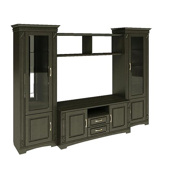 კორპუსის ავეჯის ნაკრები «ვერდი ტ1» პ1.487.0.1ნ (პ398.ნ1), ფერი: ვენგე