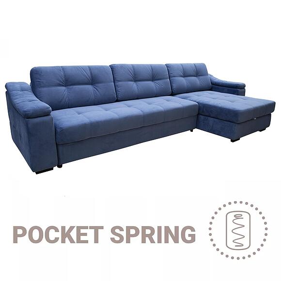 კუთხის დივანი «ინფინიტი ლუქსი» (3მლ/რ8მრ/ლ), ადგილი: ნაჭერი, ტყავის ჯგუფი: 18 ჯგუფი