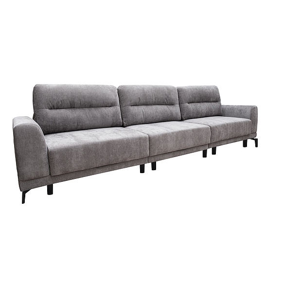 4-ადგილიანი დივანი «კელვინი» (1მლ.10მ.1რ), ადგილი: ნაჭერი, ტყავის ჯგუფი: 18 ჯგუფი, ტრანსფორმაციის მექანიზმი: მექანიზმით