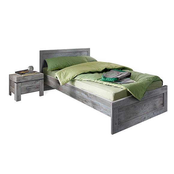 საწოლი 1-ადგილიანი «გრანდე» პ6.606.1.09 (П622.09, ადგილი: ლდსპ, ფერი: იუკონ მუხა, საძილე ადგილი: 2000x900 мм, ზომა: 2085×1120×954