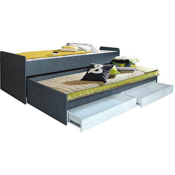 გასაშლელი საწოლი «ჩელსი» პ3.587.1.06, ადგილი: ლდსპ, ფერი: ღია ბორდოს მუხა + ბრუკლინის მეტალი, საძილე ადგილი: 2000x900 мм, ზომა: 2040х980х800