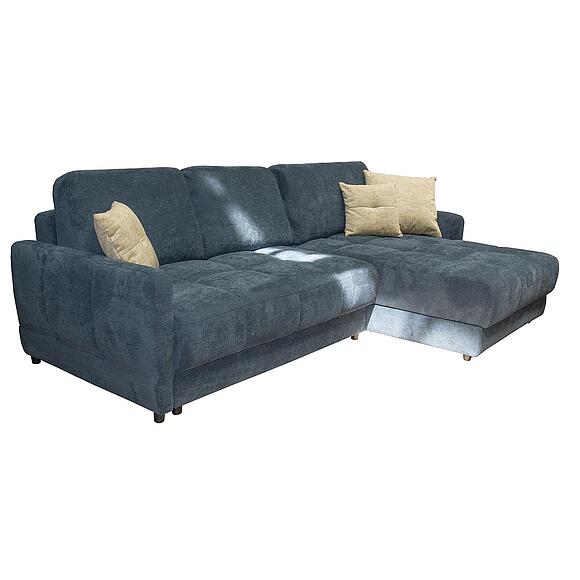 კუთხის დივანი «კუბი» (2მლ.6მრ), ადგილი: ნაჭერი, ტყავის ჯგუფი: 19 ჯგუფი