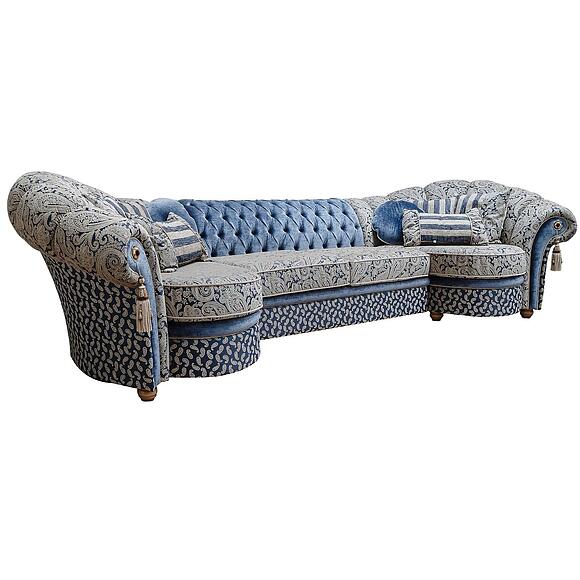 კუთხის დივანი «მადლენი» (4ლ30მ4რ), ადგილი: ნაჭერი, ტყავის ჯგუფი: 22 ჯგუფი