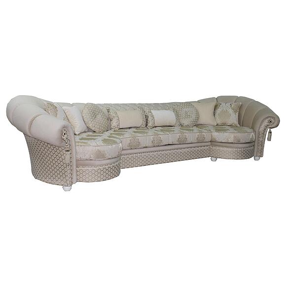 კუთხის დივანი «როიალ მადლენი» (4ლ30მ4რ), ადგილი: ნაჭერი, ტყავის ჯგუფი: 24 ჯგუფი