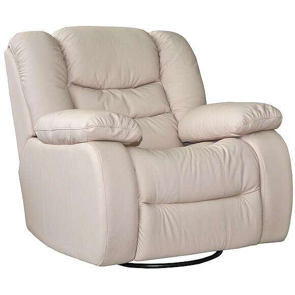 Кресло-реклайнер «Манчестер 1» (1Р), Материал: Натуральная кожа, Группа ткани: 115 группа