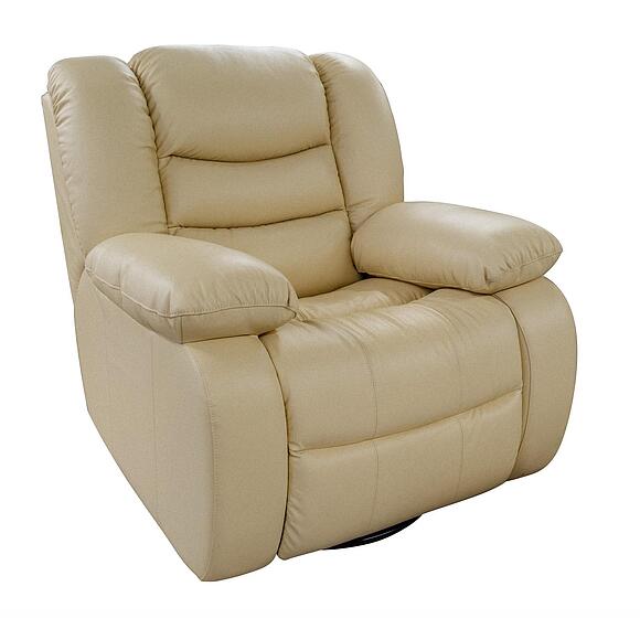 Кресло-реклайнер «Манчестер 1» (1Р), Материал: Натуральная кожа, Группа ткани: 140 группа