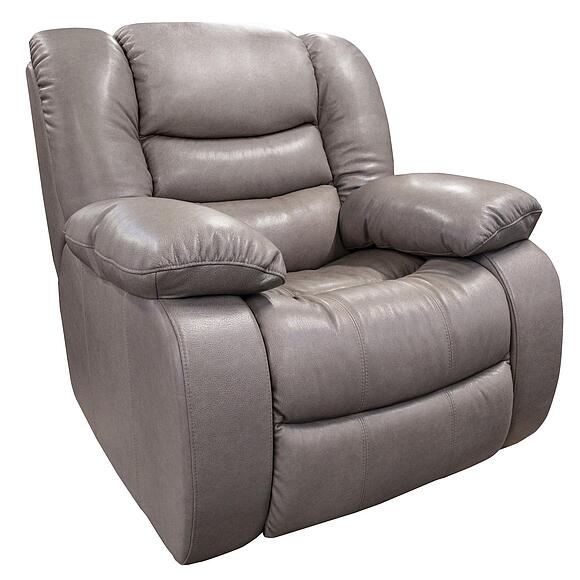 Кресло-реклайнер «Манчестер 1» (1Р), Материал: Натуральная кожа, Группа ткани: 150 группа