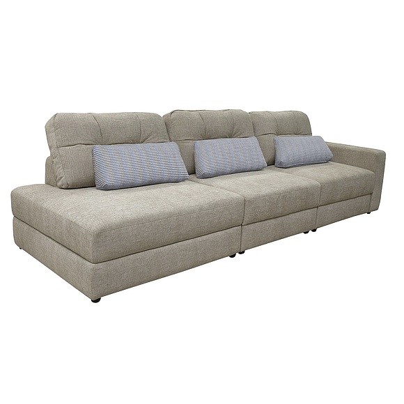 3-х местный диван «Мелдон» (1ML/R.10M.4R/L) - промо, ადგილი: ნაჭერი, ტყავის ჯგუფი: 20 ჯგუფი, ტრანსფორმაციის მექანიზმი: მექანიზმით