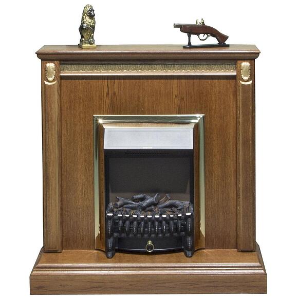 Портал для камина «Милана 12с» П4.265.0.12(265.12с), Цвет: Черешня с золочением