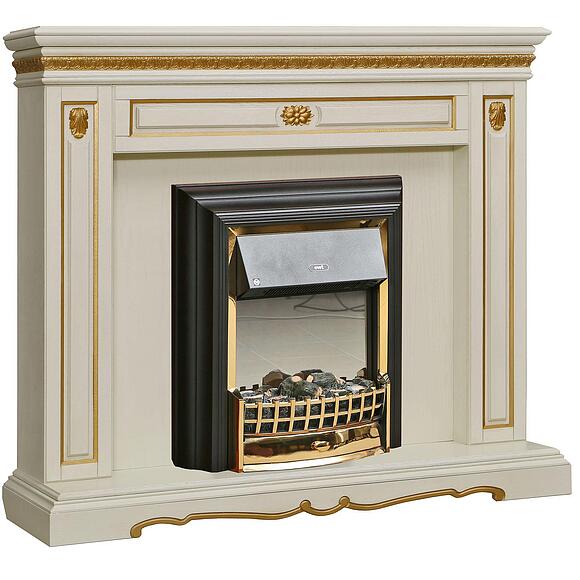 Портал для камина «Милана 17с» П4.265.0.17(265.17с), Цвет: Слоновая кость с золочением (podstavka_dekor_milana_17_p265_17_slon_kost_zoloto.jpg) Портал для камина «Милана 17с» П4.265.0.17(265.17с), Цвет: Слоновая кость с золочением
