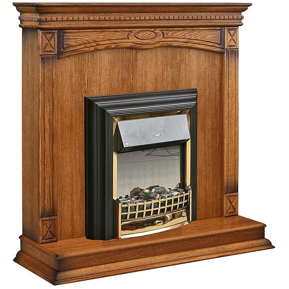 დეკორატიული ბუხარი «ვერდი კლასიკი» პ1.0487.0.24, ფერი: მუხის რუსტიკალი დაძველების ეფექტით