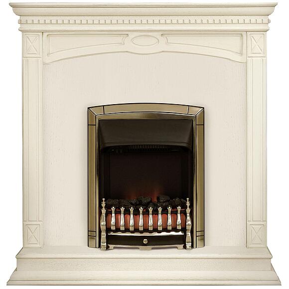 დეკორატიული ბუხარი «ვერდი კლასიკი» პ1.0487.0.24, ფერი: სპილოს ძვლის ფერი