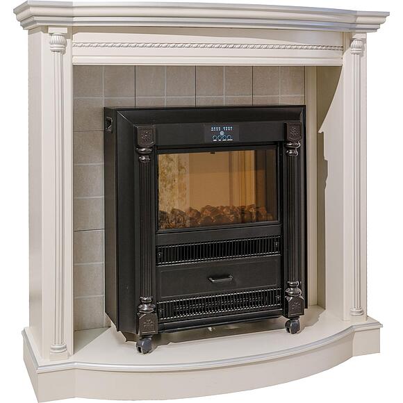 Подставка «Валенсия Д Классик» П3.0591.0.13, Материал: Массив (дуб), Цвет: Слоновая кость с серебром