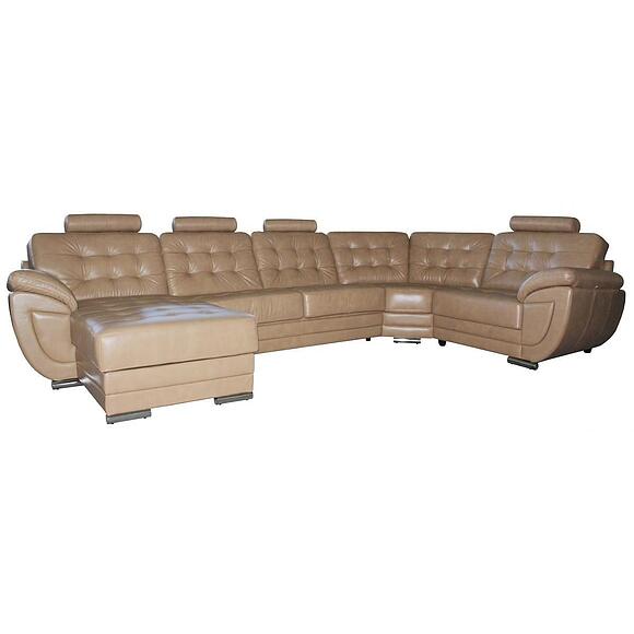 კუთხის დივანი «რედფორდი» (1ლ/რ9030მ8მრ/ლ), ადგილი: ნატურალური ტყავი, ტყავის ჯგუფი: 140 ჯგუფი