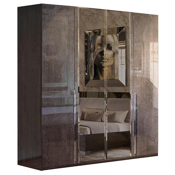 ტანსაცმლის კარადა 4დ «აგატა» პ8.986.1.04-01, ადგილი: ლდსპ, ფერი: არყის ხე