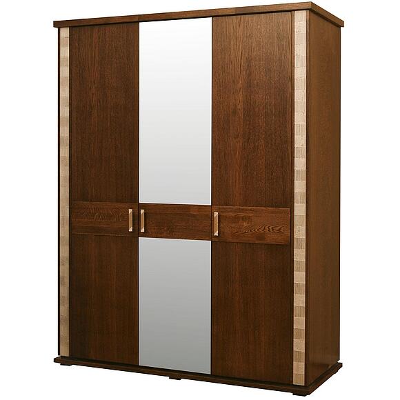 ტანსაცმლის კარადა «ტუნისი» პ6.343.1.01-01 (П344.01), ადგილი: დსპ+შპონი, ფერი: ვენგე+ოქრო