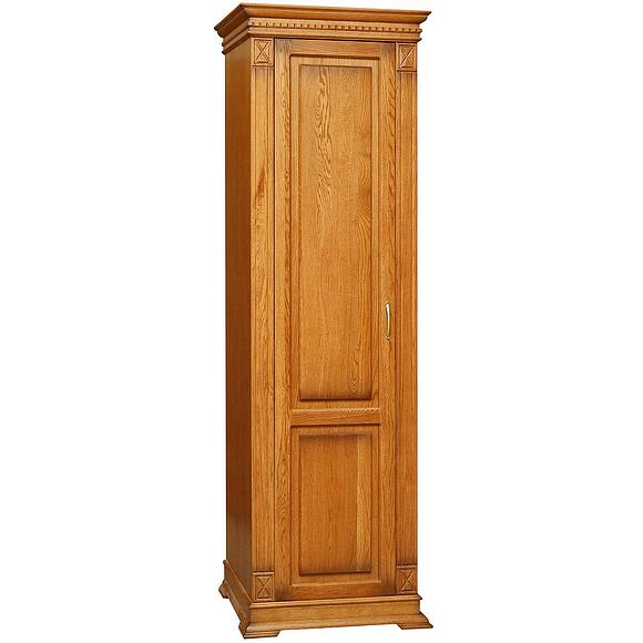 ტანსაცმლის კარადა «ვერდი კლასიკი» პ3.0487.3.15-01, ადგილი: მასიური მუხა, ფერი: მუხის რუსტიკალი დაძველების ეფექტით