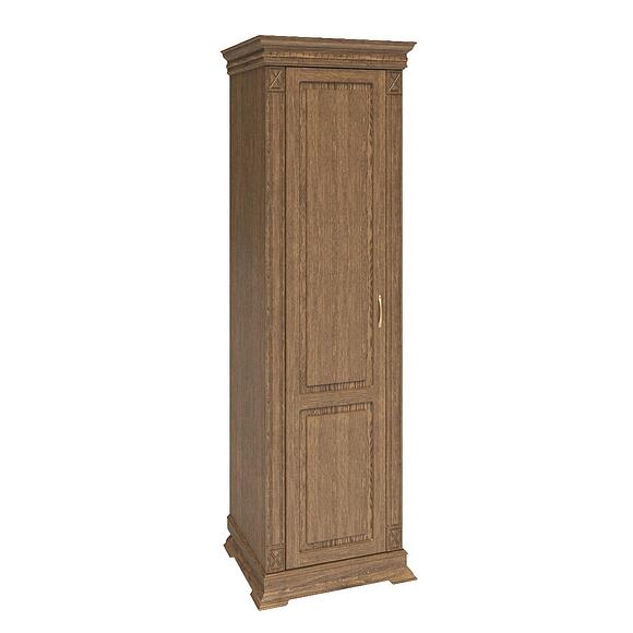 ტანსაცმლის კარადა «ვერდი კლასიკი» პ3.0487.3.15-01, ადგილი: მასიური მუხა, ფერი: მუხის რუსტიკალი