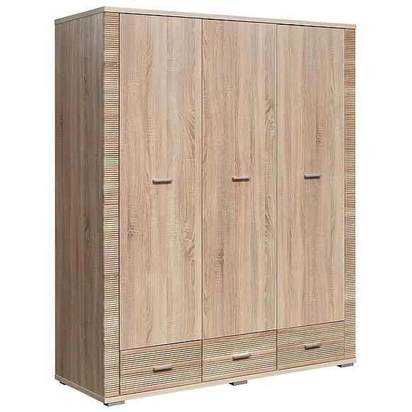 ტანსაცმლის კარადა «გრესსი» პ6.501.1.12 (П501.12), ადგილი: ლდსპ, ფერი: მუხის სონომა ნათელი