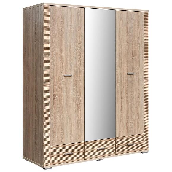 ტანსაცმლის კარადა «გრესსი» პ6.501.1.13-01 (П501.13), ადგილი: ლდსპ, ფერი: მუხის სონომა ნათელი