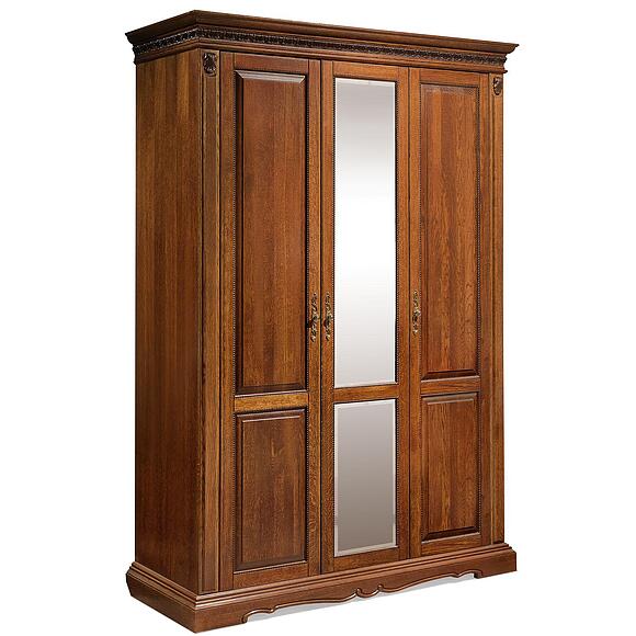 Шкаф «Милана 01» П4.265.1.01-01(294.01), Материал: Массив (дуб), Цвет: Черешня