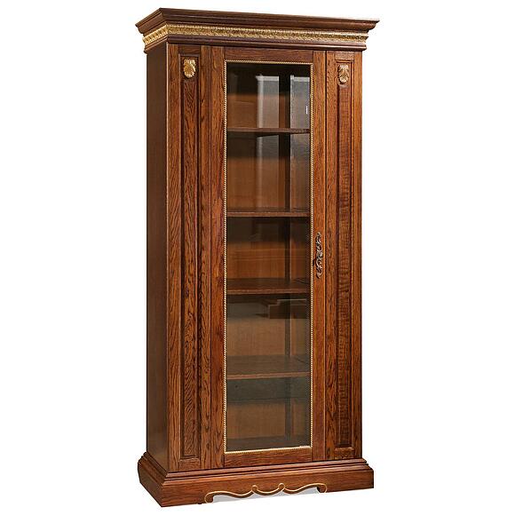 Шкаф «Милана 8/1» П4.265.2.05-01(396.05-01), Материал: Массив (дуб), Цвет: Черешня с золочением (shkaf_milana_8-1_p396_05_01_chereshnya_zoloto.jpg) Шкаф «Милана 8/1» П4.265.2.05-01(396.05-01), Материал: Массив (дуб), Цвет: Черешня с золочением