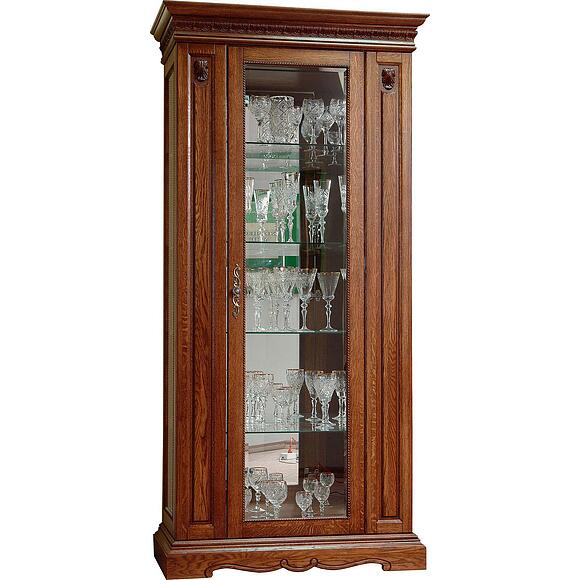 კარადა ვიტრინით «მილანა 8» პ4.265.0.08(265.08), ადგილი: მასიური მუხა, ფერი: ბლისფერი