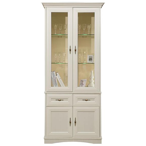 Шкаф 2д «Турин» П7.036.0.10 (П036.10), Материал: ЛДСП+МДФ, Цвет: Сосна карелия (shkaf_turin_a2_p036_10_white-1.jpg) Шкаф 2д «Турин» П7.036.0.10 (П036.10), Материал: ЛДСП+МДФ, Цвет: Сосна карелия