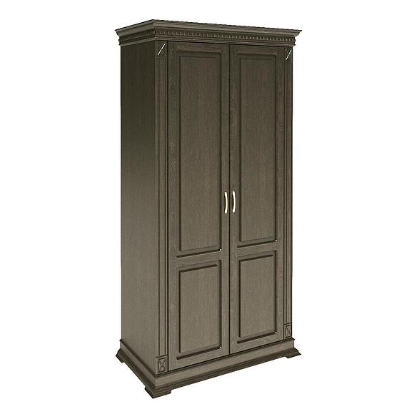 Шкаф для одежды 2д «Верди Классик» П1.0487.0.36, Материал: Массив (дуб), Цвет: Венге