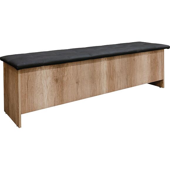 Скамья «Брауни» П7.043.1.81(043.1301), Цвет: Дуб Каньон+чёрный