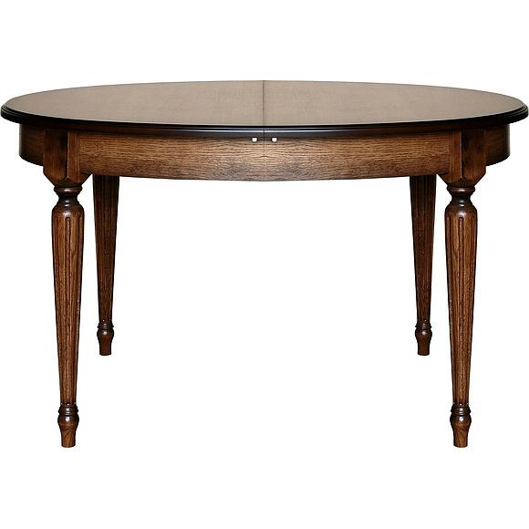 სასადილო მაგიდა 14 პ323.11, ადგილი: მასიური მუხა, ფერი: მუხის რუსტიკალი დაძველების ეფექტით