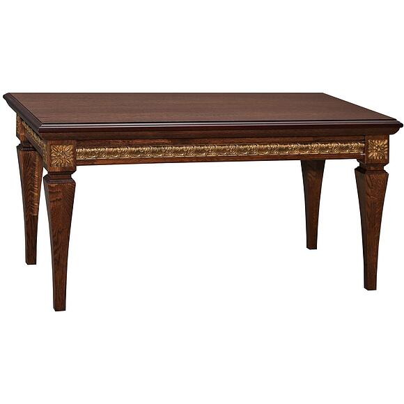 Стол журнальный «Милана 05» П4.265.0.01(299.05), Материал: МДФ+шпон, Цвет: Черешня с золочением