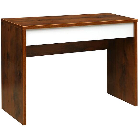 Стол туалетный «Монако» П6.528.1.06 (П528.06), Материал: МДФ+ПВХ, Цвет: Дуб Саттер+Белый глянец