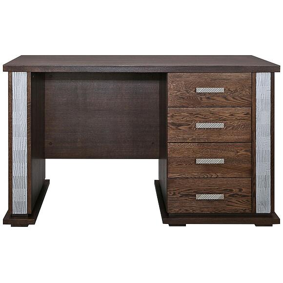 Стол письменный «Тунис» П6.343.2.25 (П343.25-1Ш), Материал: ДСП+шпон, Цвет: Венге с серебром