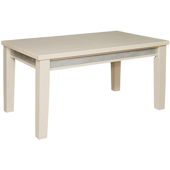 Стол «Тунис 1Р» П6.343.4.02 (П352.02), Материал: МДФ+шпон, Цвет: Слоновая кость с серебром (stol_tunis_1r_p352_02_slon_kost.jpg) Стол «Тунис 1Р» П6.343.4.02 (П352.02), Материал: МДФ+шпон, Цвет: Слоновая кость с серебром