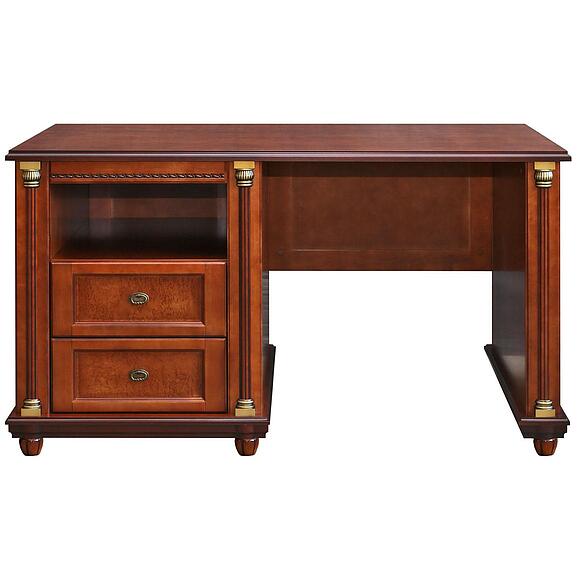 საწერი მაგიდა «ვალენსია კლასიკი» პ3.0589.2.04-01, ადგილი: მყარი არყი, ფერი: წაბლისფერი