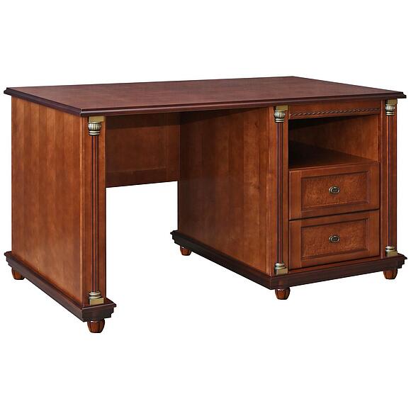 Стол письменный «Валенсия Классик» П3.0589.2.04, Материал: Массив (береза), Цвет: Каштан