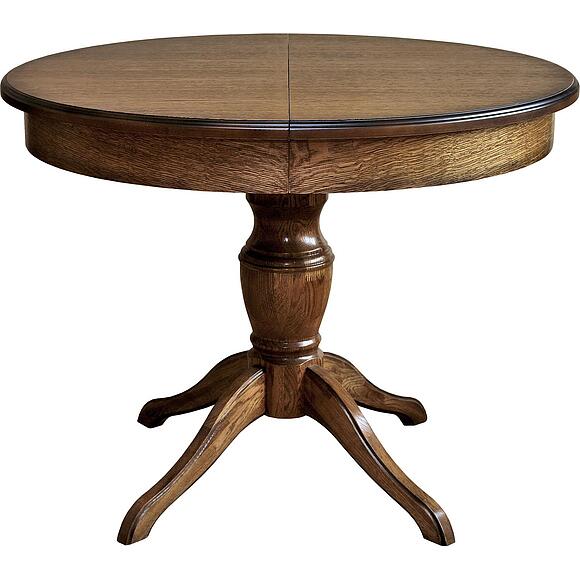 მაგიდა «ვერდი» პ4.487.4.03 (317.01), ადგილი: მასიური მუხა, ფერი: მუხის რუსტიკალი დაძველების ეფექტით