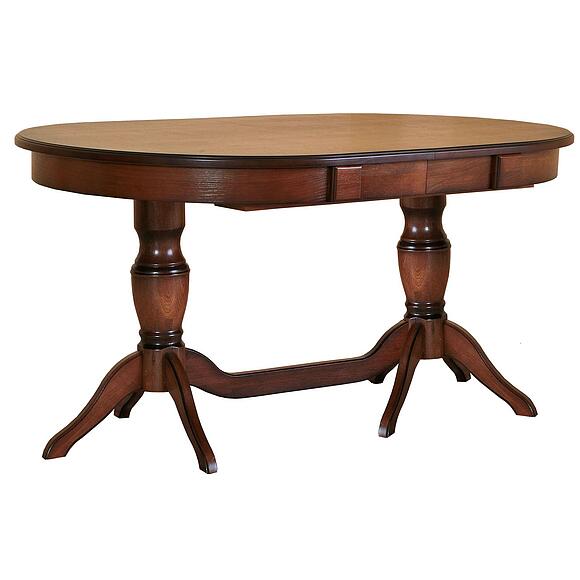 Стол обеденный «Верди» П4.487.4.15 (П106.15), Материал: Массив (дуб), Цвет: Дуб рустикаль с патинированием