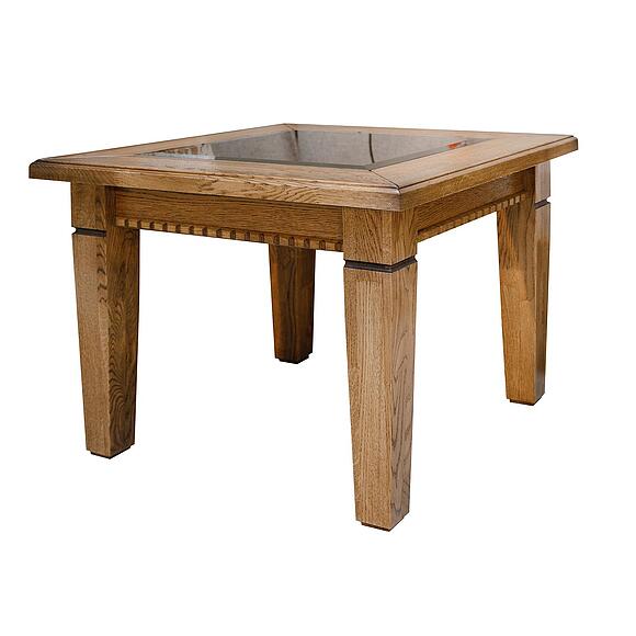 Стол журнальный «Верди» П4.487.0.04 (108.04), Материал: Массив (дуб), Цвет: Дуб рустикаль с патинированием