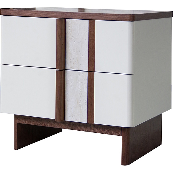 Тумба прикроватная  «Асти» БМ2.667.1.03-01, Материал: МДФ, крашеная, Цвет: Жасмин